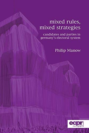 Manow, Philip. Mixed Rules, Mixed Strategies - Parties and Candidates in Germany's Electoral System. ECPR Press, 2016.