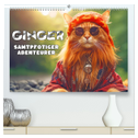 Ginger - Samtpfotiger Abenteurer (hochwertiger Premium Wandkalender 2025 DIN A2 quer), Kunstdruck in Hochglanz
