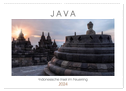 Java, Indonesische Insel im Feuerring (Wandkalender 2024 DIN A2 quer), CALVENDO Monatskalender
