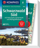 KOMPASS Wanderführer Schwarzwald Süd mit Naturpark, Kaiserstuhl und Markgräflerland, 60 Touren