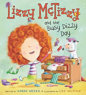 Weeks, Sarah. Lizzy McTizzy and the Busy Dizzy Day. HarperCollins, 2019.