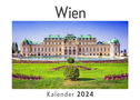 Wien (Wandkalender 2024, Kalender DIN A4 quer, Monatskalender im Querformat mit Kalendarium, Das perfekte Geschenk)