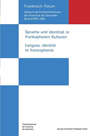 Duhem, Sandra / Manfred Schmeling (Hrsg.). Sprache und Identität in frankophonen Kulturen / Langues, identité et francophonie. VS Verlag für Sozialwissenschaften, 2003.