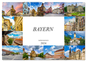 Bayern Impressionen (Wandkalender 2024 DIN A2 quer), CALVENDO Monatskalender