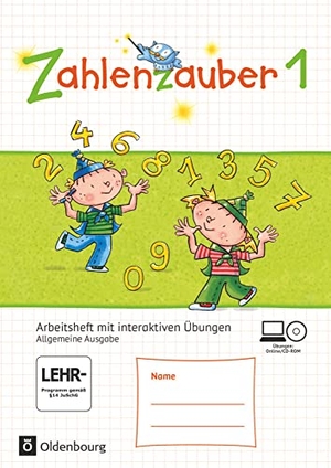 Betz, Bettina / Bezold, Angela et al. Zahlenzauber 1. Schuljahr. Arbeitsheft mit interaktiven Übungen auf scook.de. Allgemeine Ausgabe - Mit CD-ROM und Lösungsheft. Oldenbourg Schulbuchverl., 2016.