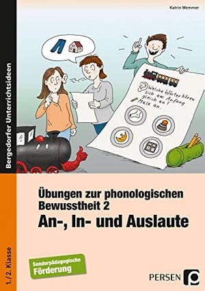Wemmer, Katrin. Übungen zur phonologischen Bewusstheit 2 - An-, In- und Auslaute (1. und 2. Klasse). Persen Verlag i.d. AAP, 2026.