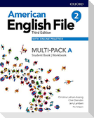 American English File: Level 2: Student Book/Workbook Multi-Pack A with Online Practice