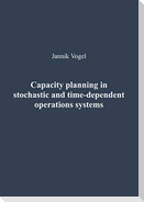 Capacity planning in stochastic and time-dependent operations systems