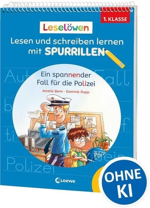 Benn, Amelie. Leselöwen - Lesen und schreiben lernen mit Spurrillen - Ein spannender Fall für die Polizei - 1. Klasse - Erstlesegeschichte trifft clevere Lernhilfe - Mit Silbenfärbung und vorgeprägten Wörtern für die 1. Klasse. Loewe Verlag GmbH, 2026.