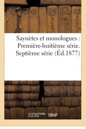 Tresse. Saynètes et monologues - Première-huitième série. Septième série. Hachette Livre, 2018.