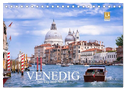 Venedig bei Tag und Nacht (Tischkalender 2024 DIN A5 quer), CALVENDO Monatskalender