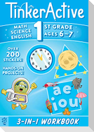 Tinkeractive 1st Grade 3-In-1 Workbook