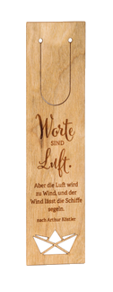 Worte sind Luft. Aber die Luft wird zu Wind, und der Wind lässt die Schiffe segeln. nach Arthur Köstler