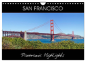 SAN FRANCISCO Panoramic Highlights (Wall Calendar 2024 DIN A4 landscape), CALVENDO 12 Month Wall Calendar