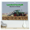 Landwirtschaft - Maschinen im Einsatz (hochwertiger Premium Wandkalender 2025 DIN A2 quer), Kunstdruck in Hochglanz