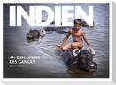 INDIEN An den Ufern des Ganges (Wandkalender 2025 DIN A2 quer), CALVENDO Monatskalender