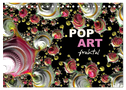 POP ART fraktal (Tischkalender 2025 DIN A5 quer), CALVENDO Monatskalender