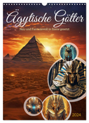 Ägytische Götter (Wandkalender 2024 DIN A3 hoch), CALVENDO Monatskalender