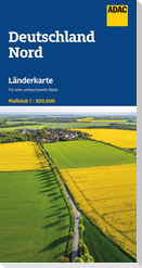 ADAC Länderkarte Deutschland Nord 1:500.000