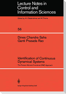 Identification of Continuous Dynamical Systems