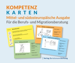 Bertelsmann Stiftung (Hrsg.). Kompetenzkarten: Mittel- und südosteuropäische Ausgabe - Für die Berufs- und Migrationsberatung. Bertelsmann Stiftung, 2023.