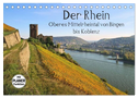Der Rhein. Oberes Mittelrheintal von Bingen bis Koblenz (Tischkalender 2024 DIN A5 quer), CALVENDO Monatskalender