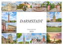 Darmstadt Stadtansichten (Tischkalender 2025 DIN A5 quer), CALVENDO Monatskalender