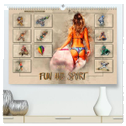 Fun and Sport (hochwertiger Premium Wandkalender 2024 DIN A2 quer), Kunstdruck in Hochglanz
