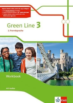 Green Line 3. Ausgabe 2. Fremdsprache. Workbook mit Audios Klasse 8. Klett Ernst /Schulbuch, 2020.