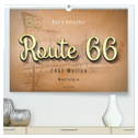 Route 66 - 2451 Meilen Nostalgie (hochwertiger Premium Wandkalender 2024 DIN A2 quer), Kunstdruck in Hochglanz