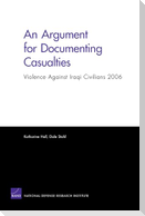 An Argument for Documenting Casualties: Violence Against Iraqi Civilians 2006