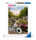 Ravensburger Puzzle 12000780 - Fahrrad und Blumen in Amsterdam - 1000 Teile Puzzle für Erwachsene ab 14 Jahren