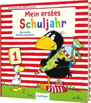 Der kleine Rabe Socke: Mein erstes Schuljahr - Das bunte Erinnerungsalbum | Eintragbuch Geschenk Schulanfang. Esslinger Verlag, 2024.