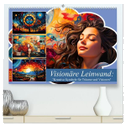 Visionäre Leinwand: Kreative Symbole für Träume und Visionen (hochwertiger Premium Wandkalender 2024 DIN A2 quer), Kunstdruck in Hochglanz