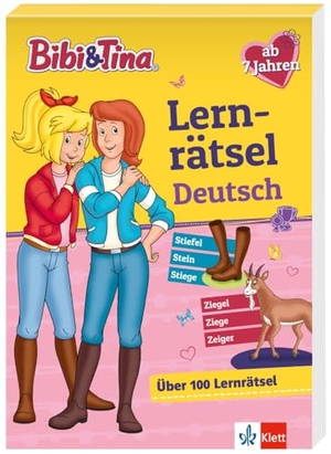 Bibi & Tina: Mein Lernrätsel-Block Deutsch für die 2. Klasse - Grundschule, ab 7 Jahren. Klett Lerntraining, 2025.