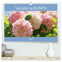Verliebt in Rosen (hochwertiger Premium Wandkalender 2025 DIN A2 quer), Kunstdruck in Hochglanz