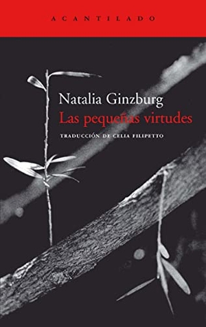 Ginzburg, Natalia. Las Pequenas Virtudes. Batiscafo, 2023.