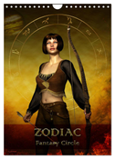 Zodiac Fantasy Circle (Wall Calendar 2025 DIN A4 portrait), CALVENDO 12 Month Wall Calendar