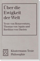 Über die Ewigkeit der Welt