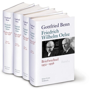 Benn, Gottfried / Friedrich Wilhelm Oelze. Gottfried Benn - Friedrich Wilhelm Oelze - Briefwechsel 1932-1956. Wallstein Verlag GmbH, 2016.