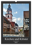 Kirchen und Klöster deutsche Kleinode (Wandkalender 2024 DIN A3 hoch), CALVENDO Monatskalender
