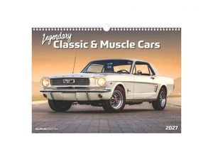 Neumann Verlage GmbH & Co KG (Hrsg.). Legendary Classic & Muscle Cars 2027 - Wandkalender 42x29,7 cm mit 12 Automotiven, sprachneutralem Kalendarium und Spiralbindung. Neumann Verlage GmbH & Co, 2026.