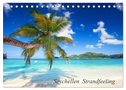 Seychellen Strandfeeling (Tischkalender 2025 DIN A5 quer), CALVENDO Monatskalender