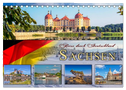 Reise durch Deutschland - Sachsen (Tischkalender 2024 DIN A5 quer), CALVENDO Monatskalender
