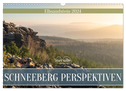 Schneeberg Perspektiven - Elbsandstein (Wandkalender 2024 DIN A3 quer), CALVENDO Monatskalender