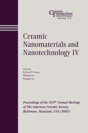 Laine / Hu M et al. Ceramic Nanomtrl #4 CT V 172. John Wiley & Sons, 2005.