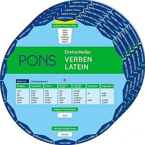 PONS Drehscheibe Verben Latein - Unregelmäßige Verben schnell nachschauen Verpackungseinheit 5 Exemplare (5 x 3-12-516375-7). Pons Langenscheidt GmbH, 2023.