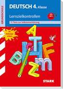 Deutsch 4. Klasse Lernzielkontrolle Training Grundschule