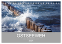 Ostseeweh (Tischkalender 2024 DIN A5 quer), CALVENDO Monatskalender