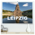 Sachsen - Leipzig (hochwertiger Premium Wandkalender 2025 DIN A2 quer), Kunstdruck in Hochglanz